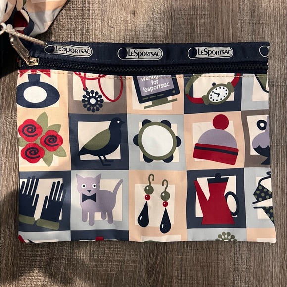 ❌SOLD❌NWOT LeSportSac XL Duffle w/Pochette 💙 - Picture 7 of 9